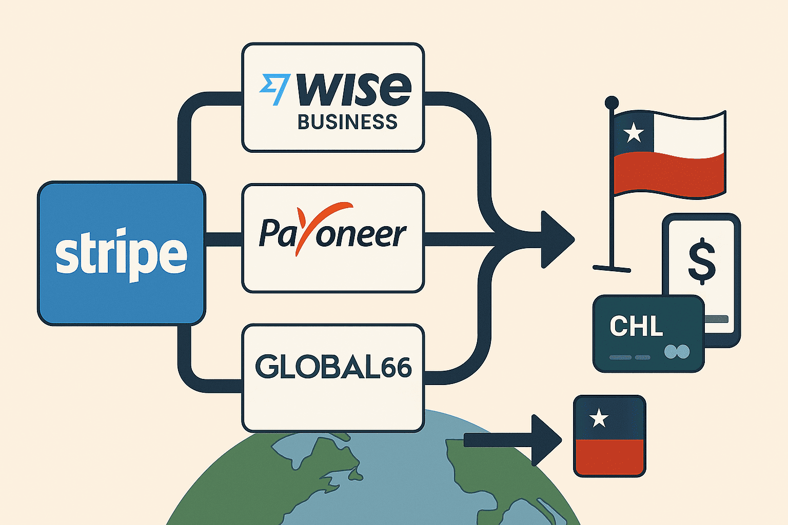How to Receive Stripe Payouts in Chile Without a U.S. Entity